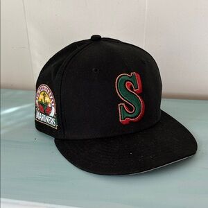 Men's Black Seattle Mariners NBA Super Sonic Crossover 7 1/4 New Era